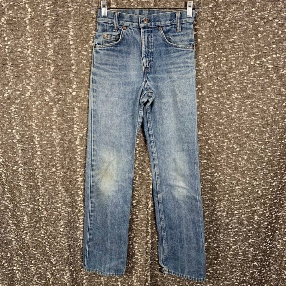 Vintage Levi's 716 Jeans Straight Leg Orange Tab Denim Pants Size 26x31